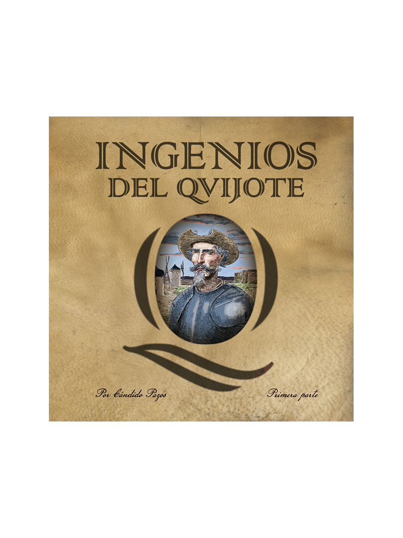 Portada de "Ingenios del Quijote" por Cándido Pazos.