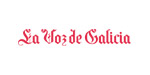 Logo del periódico La Voz de Galicia.